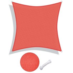 10'x10' Sqaure Sun Shade Sail/ Watermalon Red