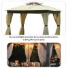 Gazebo Canopy Soft Top Outdoor Patio Gazebo Tent Garden Canopy for Your Yard;  Patio;  Garden;  Outdoor or Party