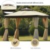 Gazebo Canopy Soft Top Outdoor Patio Gazebo Tent Garden Canopy for Your Yard;  Patio;  Garden;  Outdoor or Party