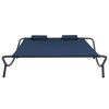 Patio Lounge Bed Fabric Blue