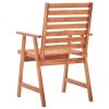 Patio Dining Chairs 8 pcs Solid Acacia Wood