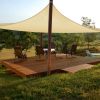 16'x16' Square Sun Shade Sail/Beige