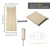 14ft Polyester Tan Umbrella Cover Bag/ Brown