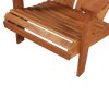 Patio Adirondack Chair Solid Acacia Wood