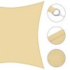 16'x16' Square Sun Shade Sail/Beige