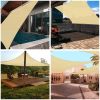 16'x16' Square Sun Shade Sail/Beige