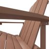 Patio Adirondack Chair HDPE Brown