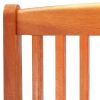 Folding Patio Chairs 8 pcs Solid Eucalyptus Wood