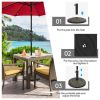 26.5lbs Patio Market Umbrella Base Stand