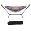 Free shipping  Hammock & Steel Frame Stand Swing Chair Home/Outdoor Backyard Garden Camp Sleep YJ