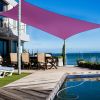 20'x16' Rectangle Sun Shade Sail/Red Purple