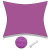 20'x16' Rectangle Sun Shade Sail/Red Purple