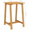 Patio Bar Table 27.6"x27.6"x40.9" Solid Acacia Wood