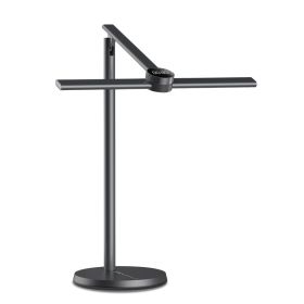 Student Desk Study Eye Protection Folding Reading Lamp Bedroom Bedside Lamp (Option: Elegant black)