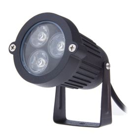 Outdoor waterproof circular floodlight (Option: Warm white light)