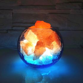 Crystal salt lamp negative ion lamp (Option: as shown)