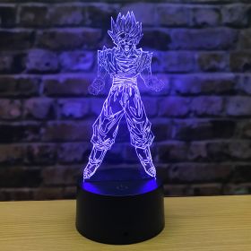 3D night light (Option: 16 color-Remote control)