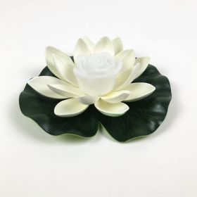 LED lotus lamp (Color: White)