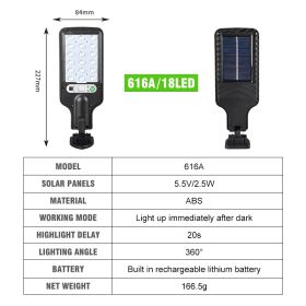 Outdoor Solar Light Household Human Body Induction Solar Street Light (Option: A)