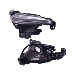 Angkesaila LED Daytime Running Light (Option: Black-2pcs)