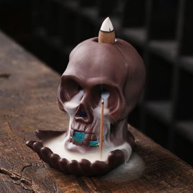 Cross-Border New Product Zisha Halloween Reflux Incense Burner Gift (Option: Photo Color)