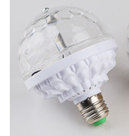 LED spinning magic ball stage bulb (Option: White E27 lamp)