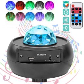 Colorful Starry Sky Ocean Wave LED Light Star Projector SB V (Option: EChina-USB)