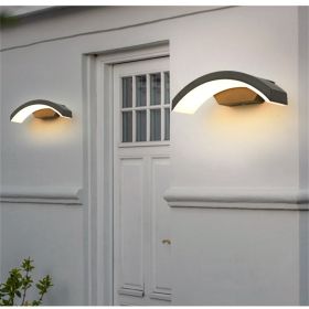 Outdoor eaves wall lamp (Option: Zhengbai-24W induction)