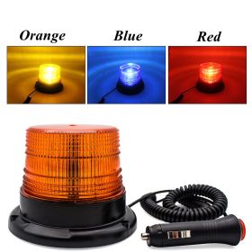 LED Warning Light Car Strobe Light Magnetic Ceiling Light (Option: Red-A)