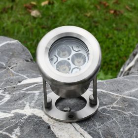 LED underwater spotlights (Option: Silver-Warm white)