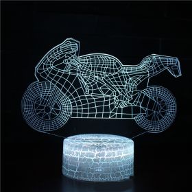 Motorcycle night light (Option: G-Black 7 colors)