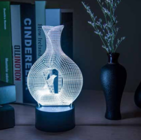 Creative 3D night light LED lamp (Option: Colorful touch)