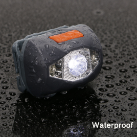 Outdoor Lighting Multifunctional Light Mini Headlight (Color: Black)