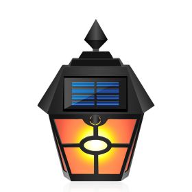 Solar retro hexagonal pane lamp (Option: Landscape lamp)