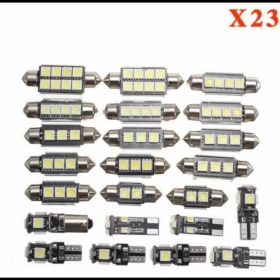 23pcs set led reading lamp T10 5050 w5w double-tipped decoder 31MM 36 (Option: Q23pcs 1set)