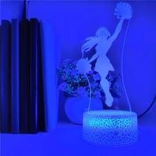 Creativity Cheerleading  3D Illusions Night Light (Option: 05 style)