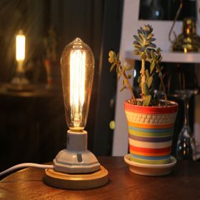 Retro ceramic table lamp (Option: Dimming Switch-US)