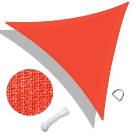 28' x 28' x 28' Triangle Sun Shade Sail/ Watermalon Red (Color: as Pic)