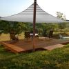 25' x 25' x 25' Triangle Sun Shade Sail/ Gray+White