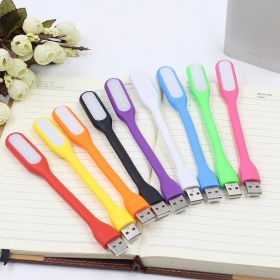 Creative Bendable Mini USB Charging Treasure Night Light Laptop Portable USB Light Eye Protection Light Reading Light 1pc Random Color (Option: Mixed color-USB)